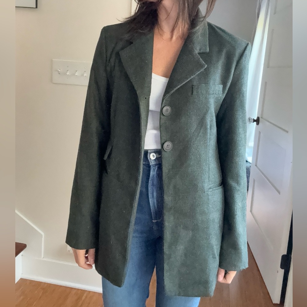 Mijeong Park Women's Green Blazer
